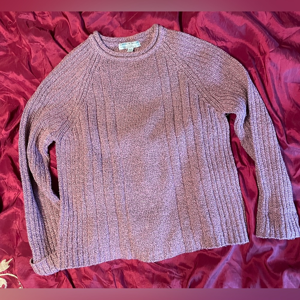 Carolyn Taylor Petite Essentials Women’s Sweater, Size Petite Large. Gently Worn